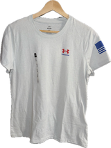 UNDER ARMOUR WOMENS FREEDOM FLAG T-SHIRT 50% OFF