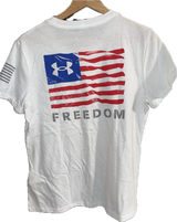 UNDER ARMOUR WOMENS FREEDOM BANNER SHIRT 50% OFF