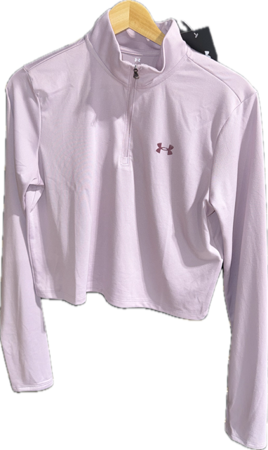 UNDER ARMOUR WOMENS TECH BRANDED HALF-ZIP LS 50% OFF