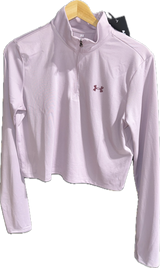 UNDER ARMOUR WOMENS TECH BRANDED HALF-ZIP LS 50% OFF