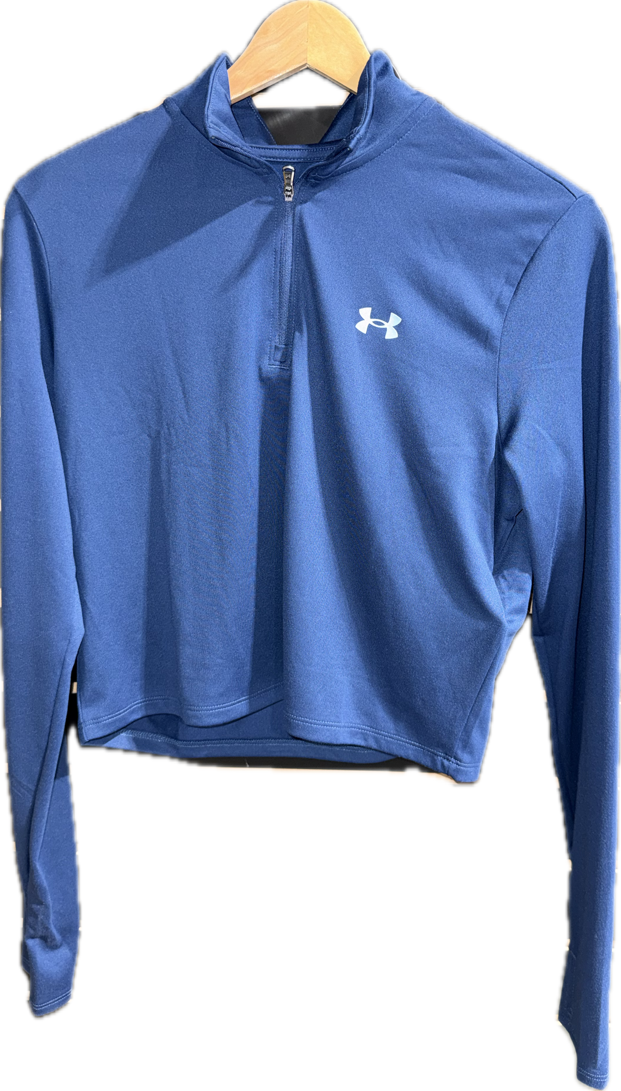 UNDER ARMOUR WOMENS TECH BRANDED HALF-ZIP LS 50% OFF