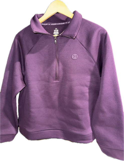 UNDER ARMOUR WOMENS UA ARMOUR FLEECE HZ PULLOVER 50% OFF