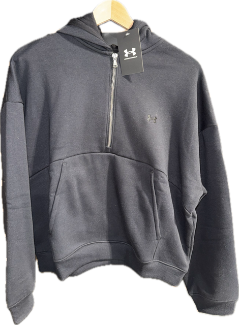 UNDER ARMOUR WOMENS ICON FLEECE HALF-ZIP HOODIE 50% OFF