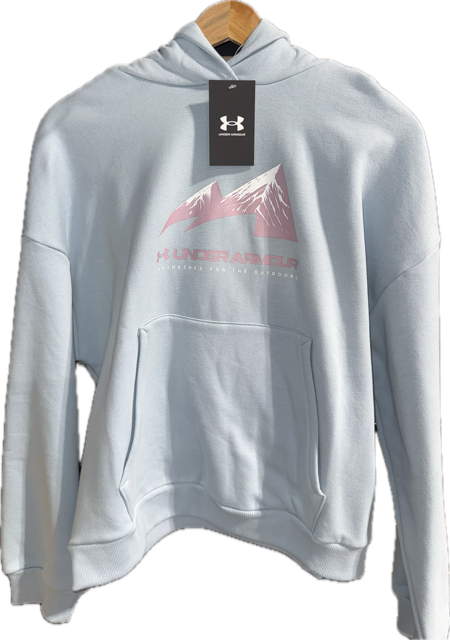 UNDER ARMOUR WOMENS ICON FLEECE MTN GRAPHIC HOODIE 50% OFF