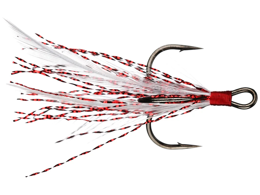 OWNER TOURNAMENT TRAILER FEATHERED TREBLES 2PK