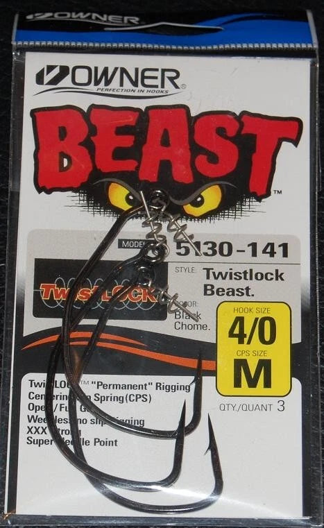 OWNER BEAST HOOKS W/ TWISTLOCK