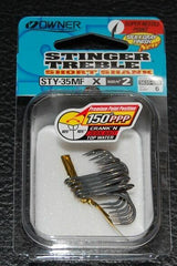 OWNER SHORT SHANK WG TREBLE HOOKS