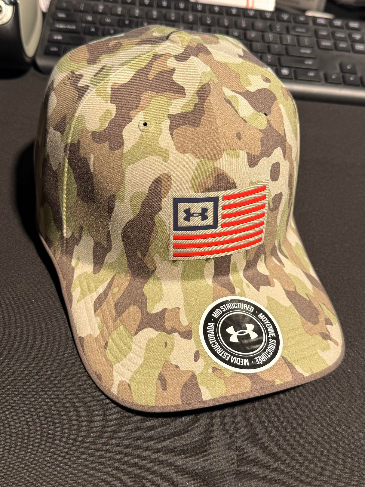 UNDER ARMOUR FLAG LOGO HAT 50% OFF
